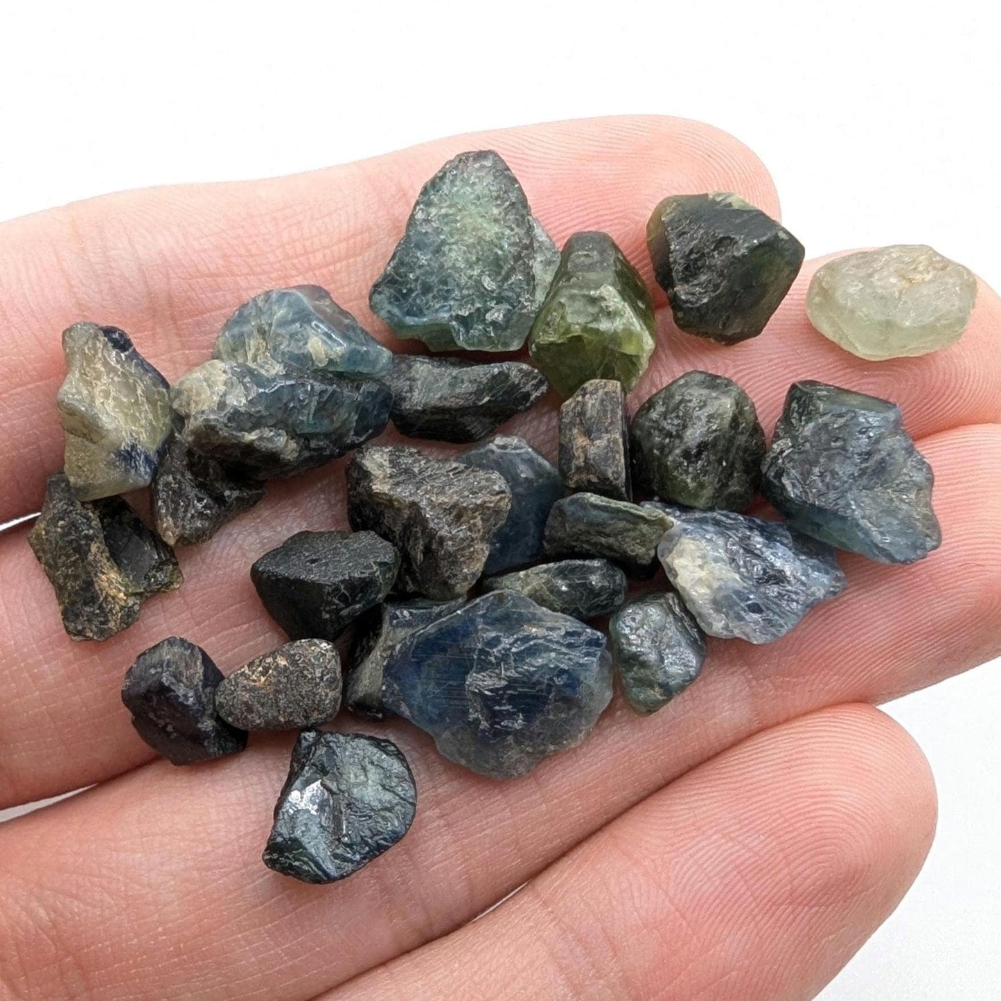103 ct Blue Green Sapphire Lot - Natural Sapphires - Rough Sapphire Gems from Madagascar - Heated Raw Sapphire Gemstones