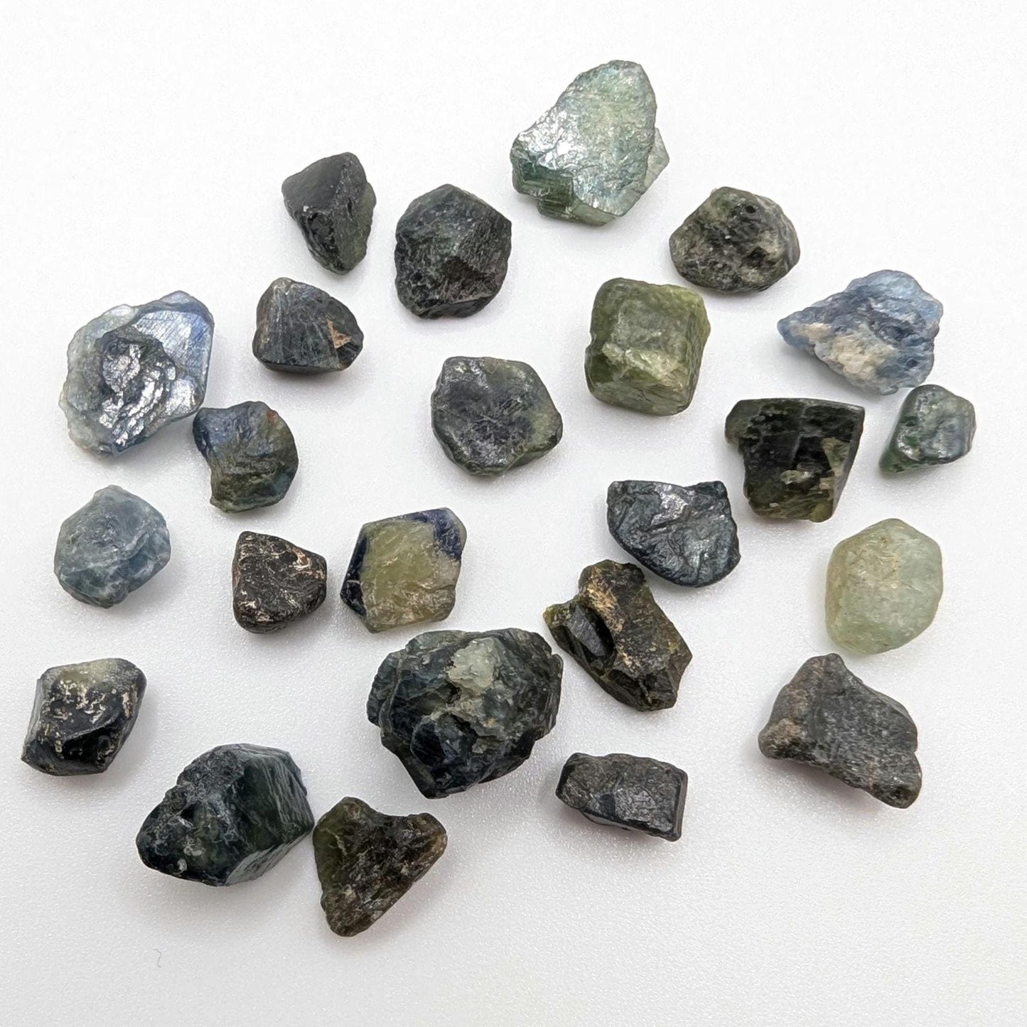 103 ct Blue Green Sapphire Lot - Natural Sapphires - Rough Sapphire Gems from Madagascar - Heated Raw Sapphire Gemstones