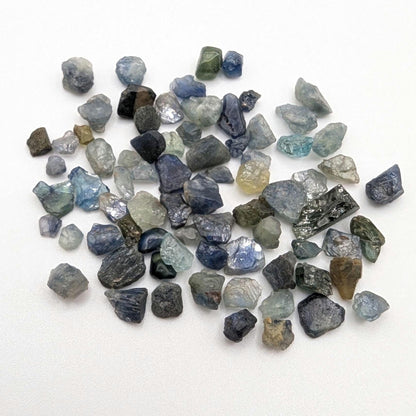 60 ct Blue and Green Sapphire Lot - Natural Sapphires - Rough Sapphire Gems from Madagascar - Heated Raw Sapphire Gemstones