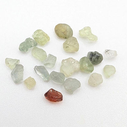 7.37 ct Montana Sapphire - Lot of Rough Green Blue Montana Sapphires - Missouri River - Unheated Sapphires - Loose Gems