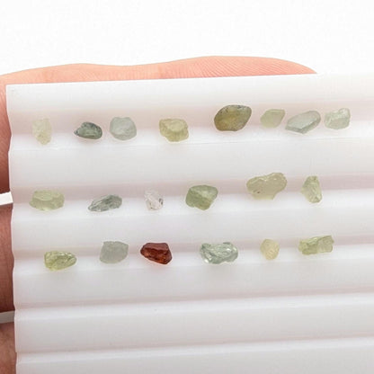 7.37 ct Montana Sapphire - Lot of Rough Green Blue Montana Sapphires - Missouri River - Unheated Sapphires - Loose Gems