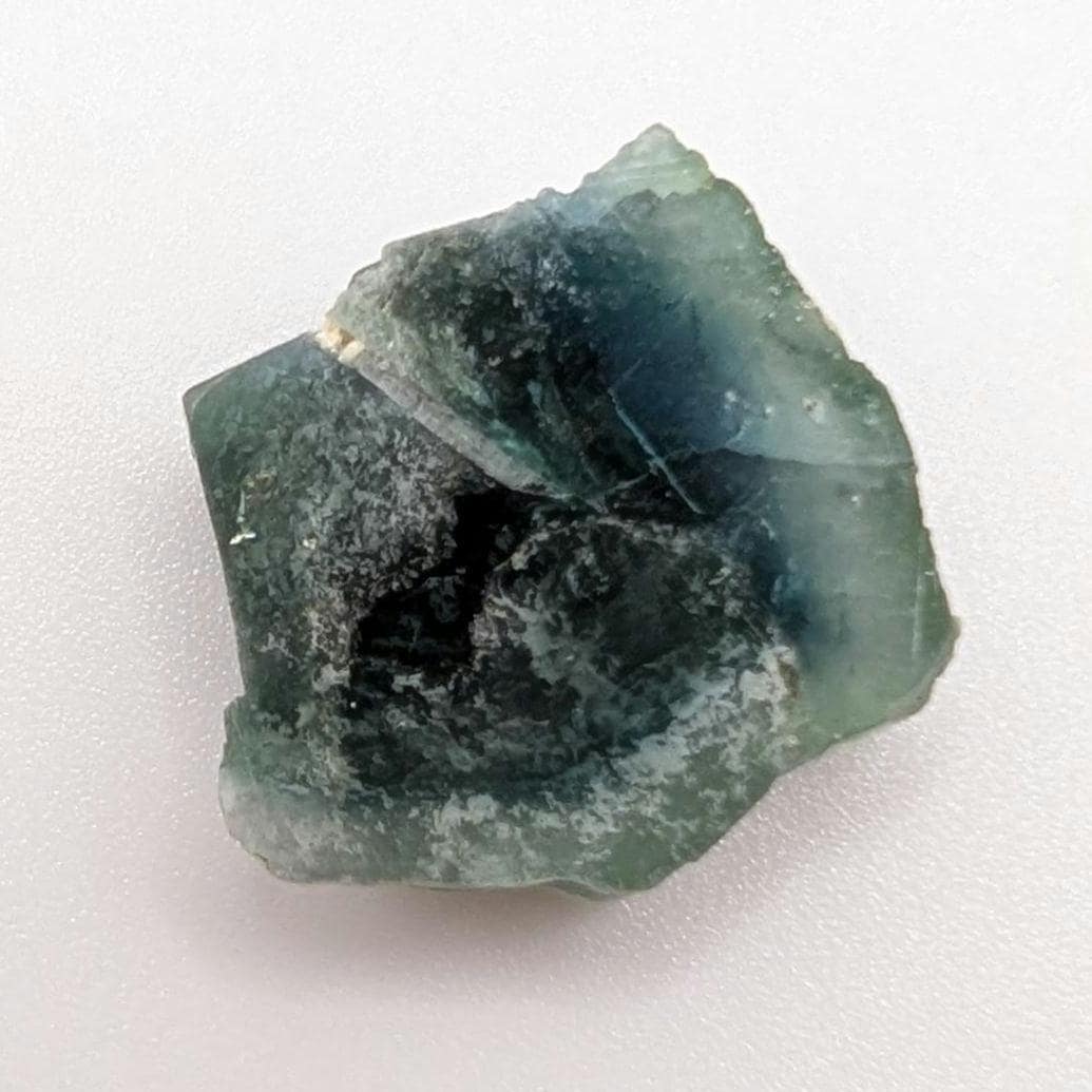 12.82 ct Indicolite Tourmaline Slice - Polished Blue Tourmaline Crystal - Bicolor Tourmaline - Loose Gemstone - Afghanistan