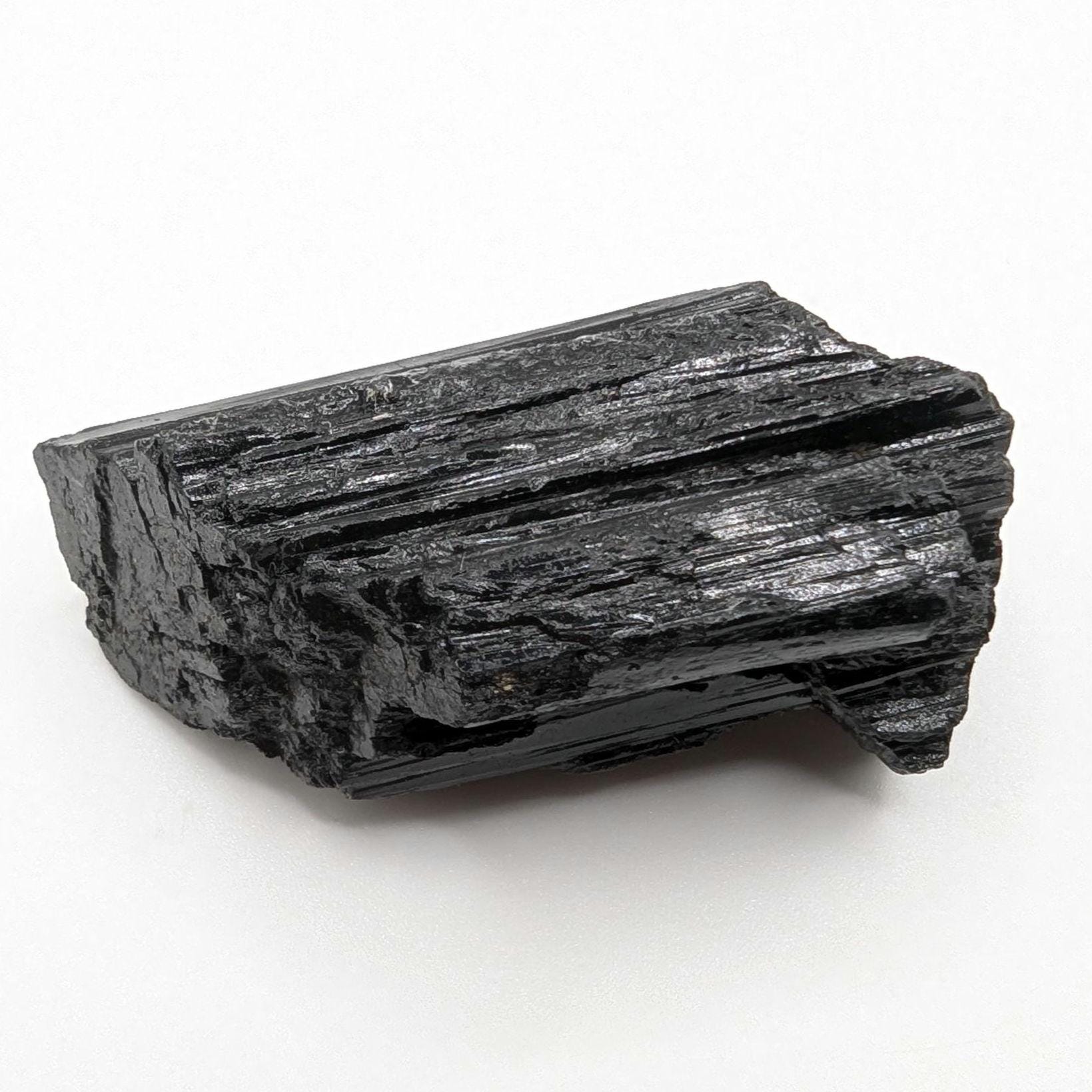 94g Black Tourmaline Crystal - Minas Gerais, Brazil - Metaphysical Crystals - Raw Black Tourmaline - Natural Tourmaline Stone
