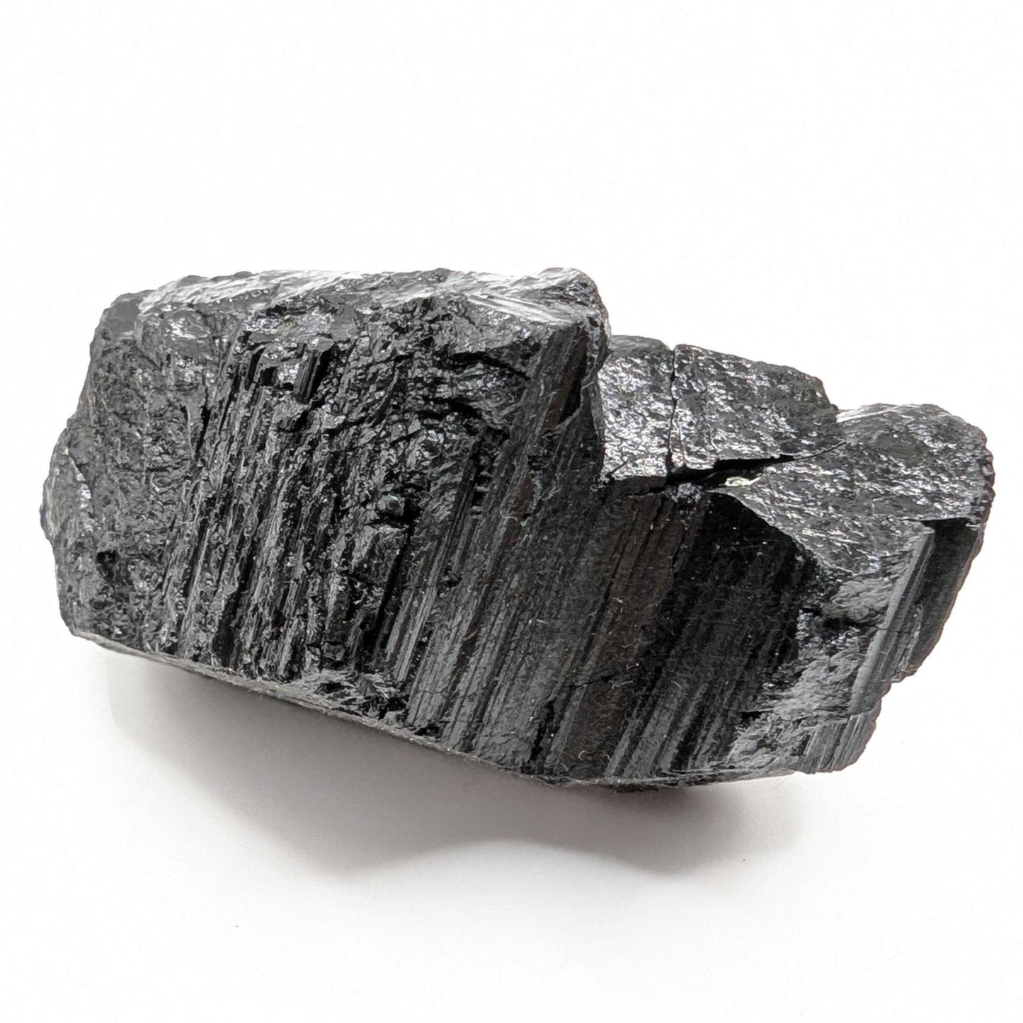 214g Black Tourmaline Crystal - Minas Gerais, Brazil - Metaphysical Crystals - Raw Black Tourmaline - Natural Tourmaline Stone