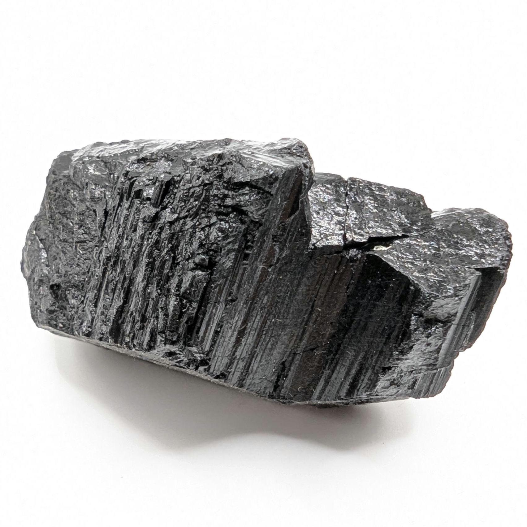 214g Black Tourmaline Crystal - Minas Gerais, Brazil - Metaphysical Crystals - Raw Black Tourmaline - Natural Tourmaline Stone