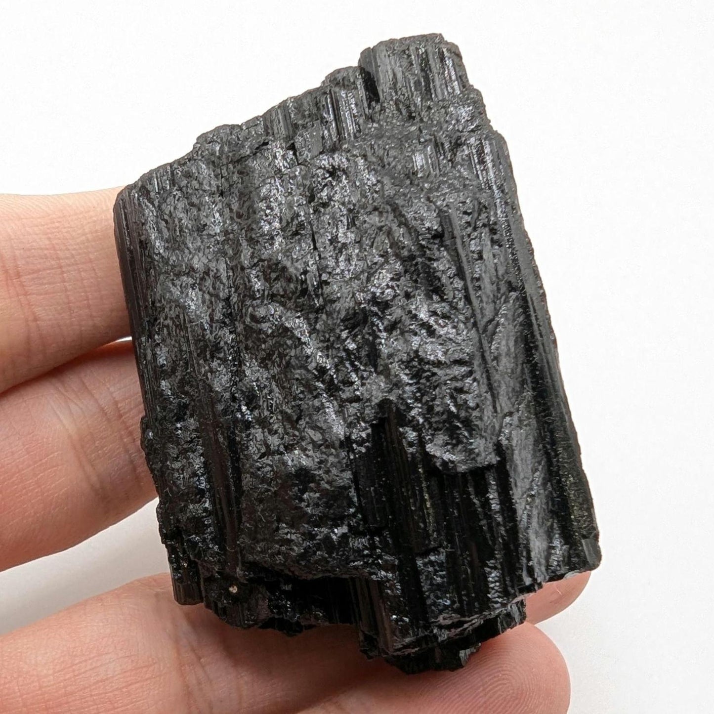 109g Black Tourmaline Crystal - Minas Gerais, Brazil - Metaphysical Crystals - Raw Black Tourmaline - Natural Tourmaline Stone