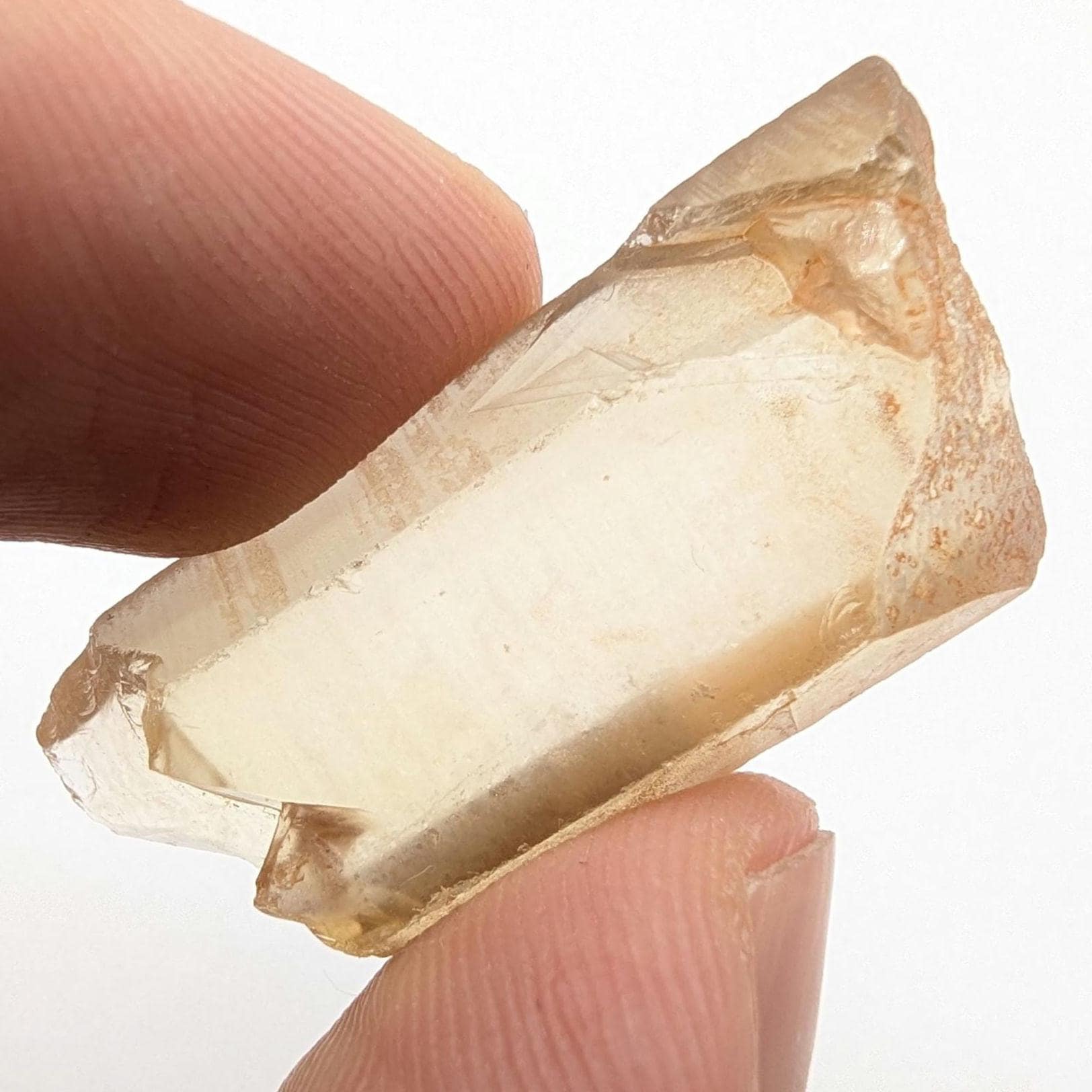 8g (Genuine) Natural Citrine Crystal from Mansa, Zambia - Rough Citrine Point - Unheated Citrine - Untreated Citrine - Natural Crystals