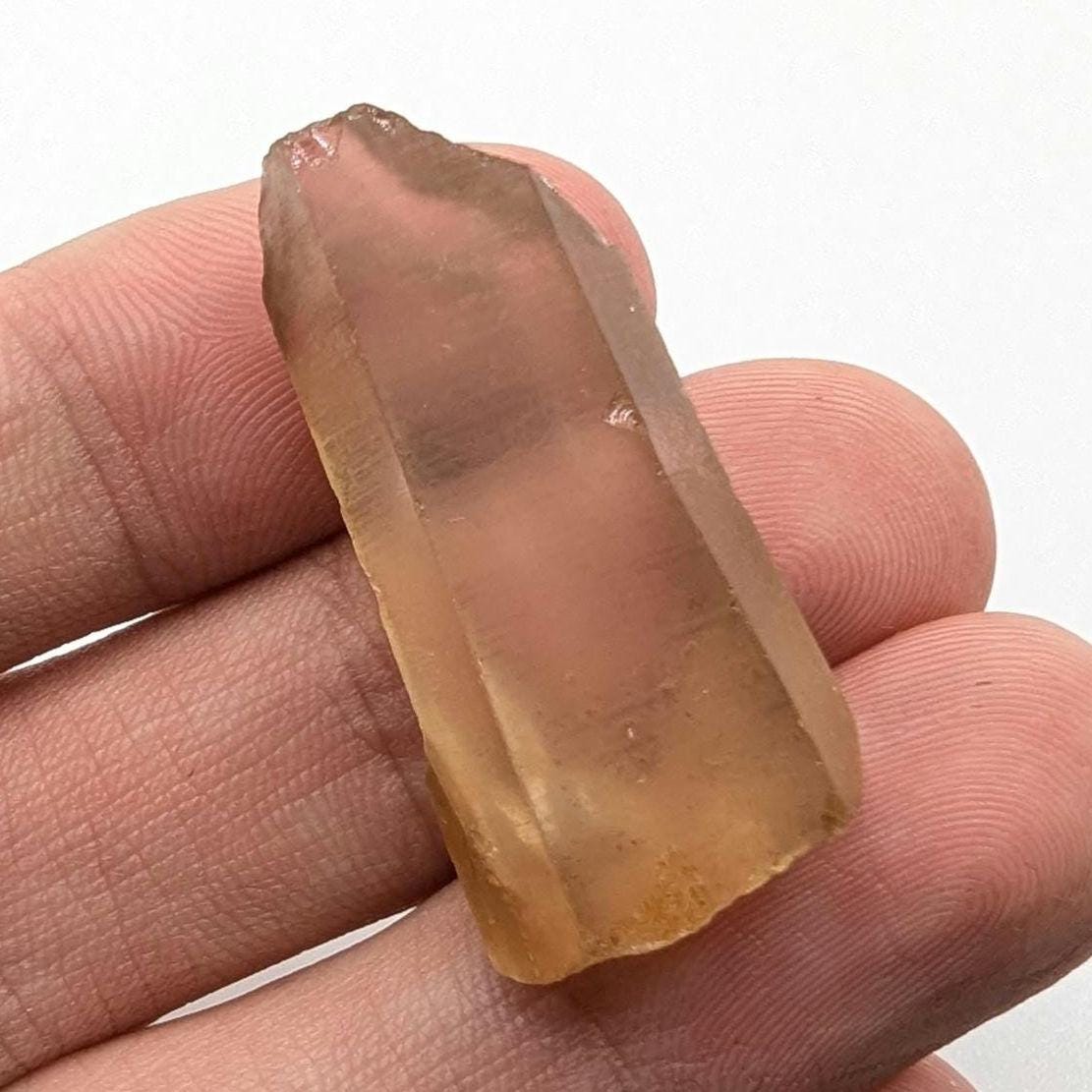 8g (Genuine) Natural Citrine Crystal from Mansa, Zambia - Rough Citrine Point - Unheated Citrine - Untreated Citrine - Natural Crystals