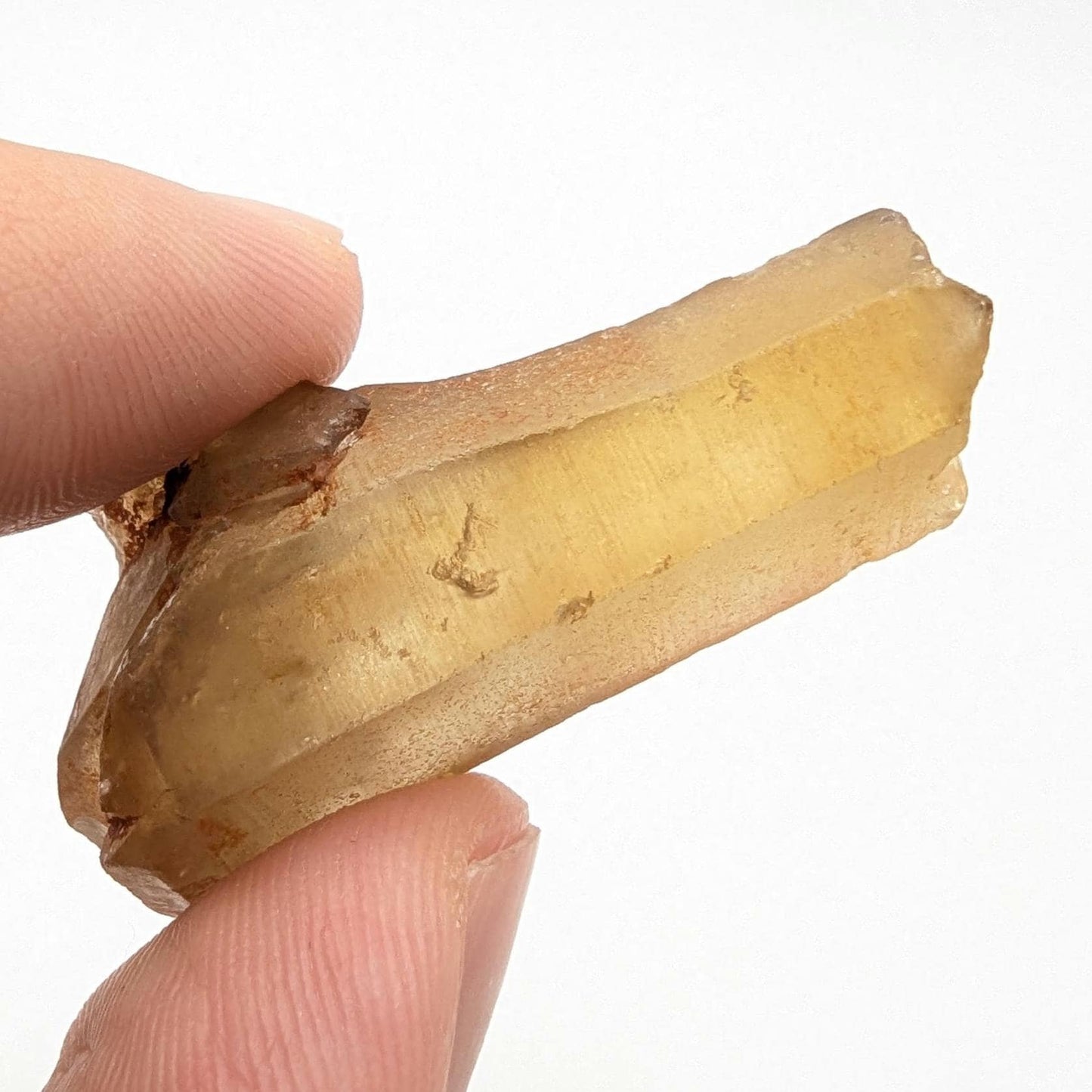 14g (Genuine) Natural Citrine Crystal from Mansa, Zambia - Rough Citrine Point - Unheated Citrine - Untreated Citrine - Natural Crystals