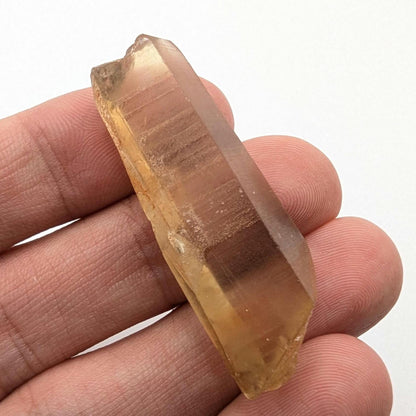 9g (Genuine) Natural Citrine Crystal from Mansa, Zambia - Rough Citrine Point - Unheated Citrine - Untreated Citrine - Natural Crystals