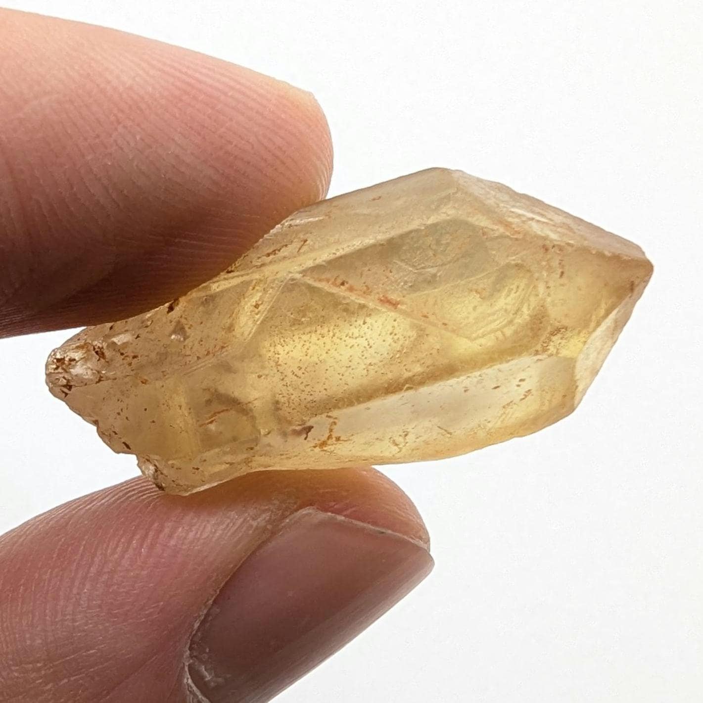 7g (Genuine) Natural Citrine Crystal from Mansa, Zambia - Rough Citrine Point - Unheated Citrine - Untreated Citrine - Natural Crystals