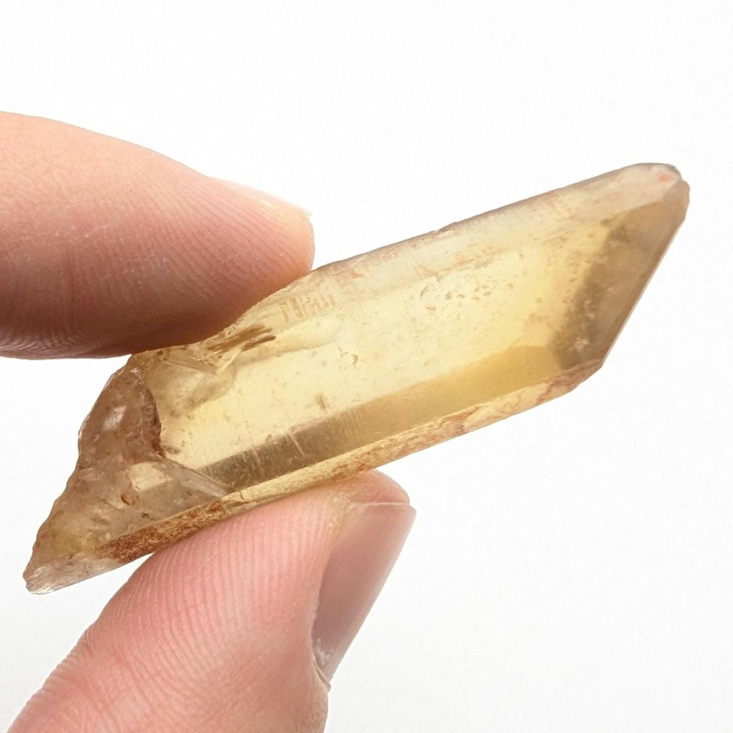 10g (Genuine) Natural Citrine Crystal from Mansa, Zambia - Rough Citrine Point - Unheated Citrine - Untreated Citrine - Natural Crystals