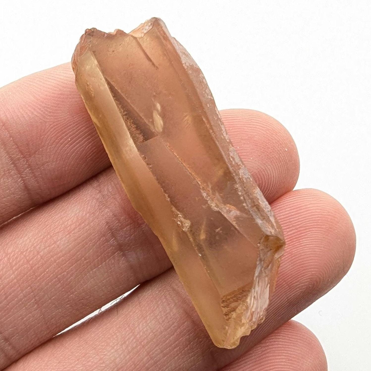 10g (Genuine) Natural Citrine Crystal from Mansa, Zambia - Rough Citrine Point - Unheated Citrine - Untreated Citrine - Natural Crystals