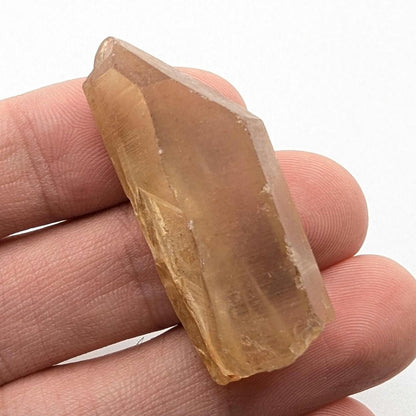 14g (Genuine) Natural Citrine Crystal from Mansa, Zambia - Rough Citrine Point - Unheated Citrine - Untreated Citrine - Natural Crystals
