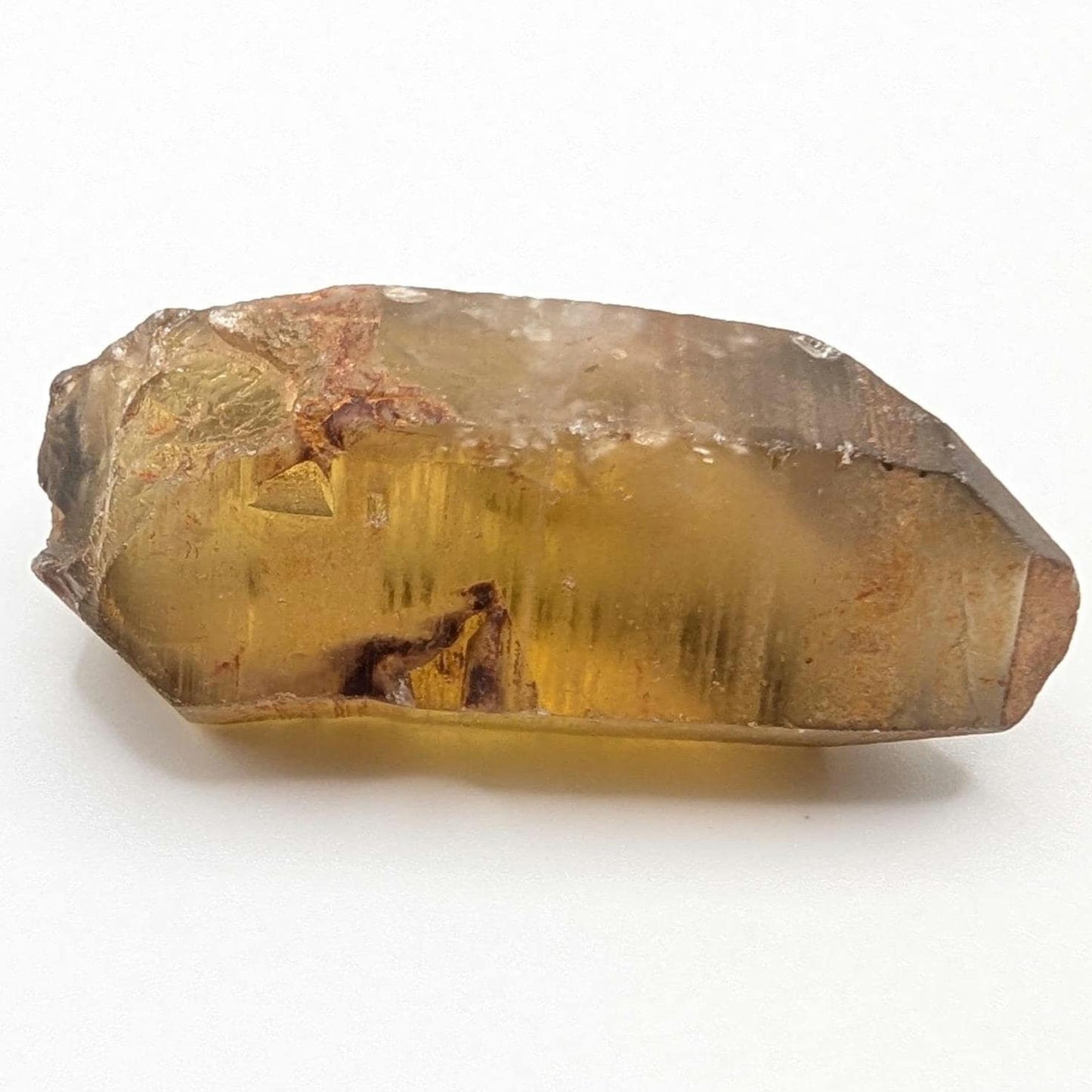 38g (Genuine) Natural Citrine Crystal from Mansa, Zambia - Rough Citrine Point - Unheated Citrine - Untreated Citrine - Natural Crystals