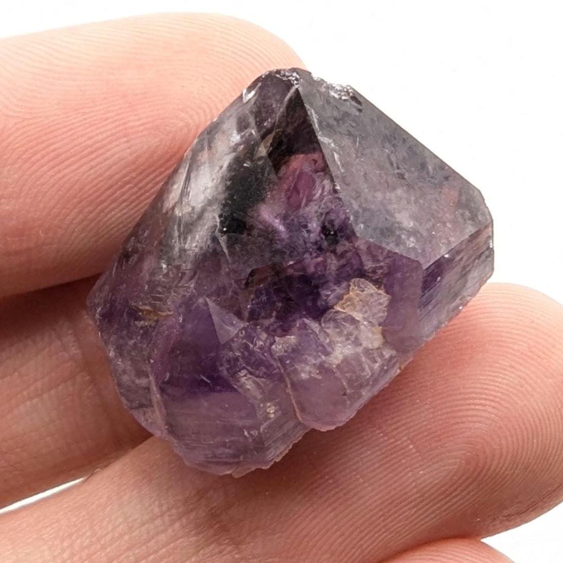 10g Amethyst from Kazakhstan - Purple Amethyst Crystal - Lake Balkhash, Saryshagan Deposit, Kazakhstan - Thumbnail Mineral Specimen
