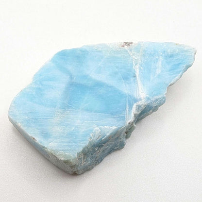 22g Larimar Slice - Rough Larimar Slab - Natural Blue Larimar Stone - Rough Larimar Crystal - Larimar for Lapidary - Raw Larimar Gemstone