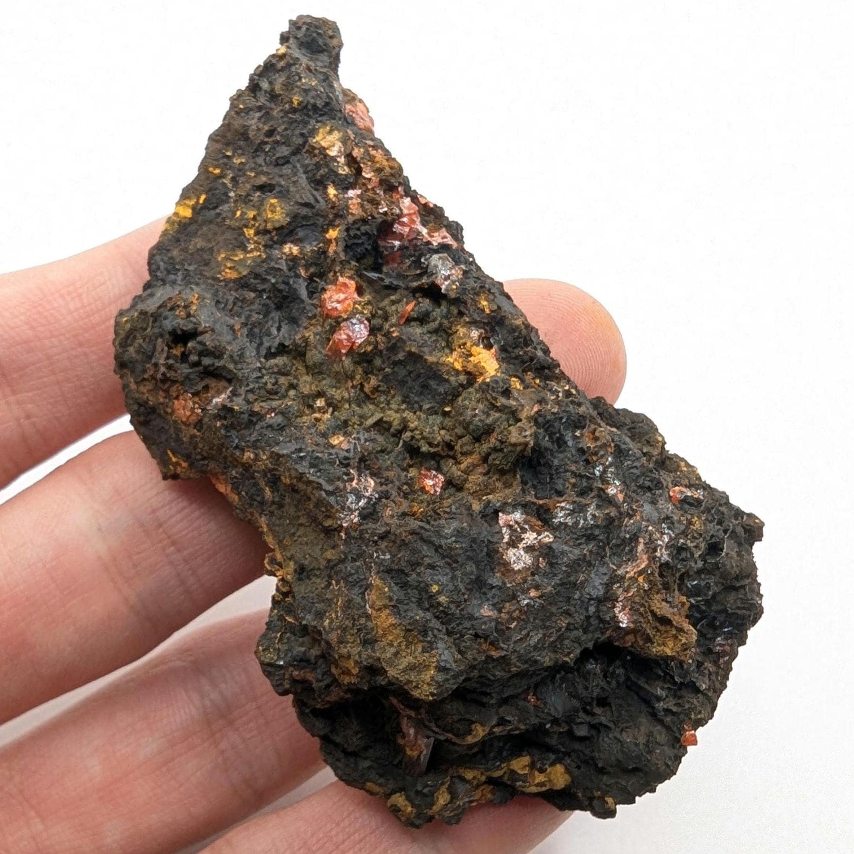 57g Crocoite Specimen from Australia - Orange Crocoite Mineral Specimen - Raw Crocoite Crystal - Rare Minerals - Tasmania, Australia