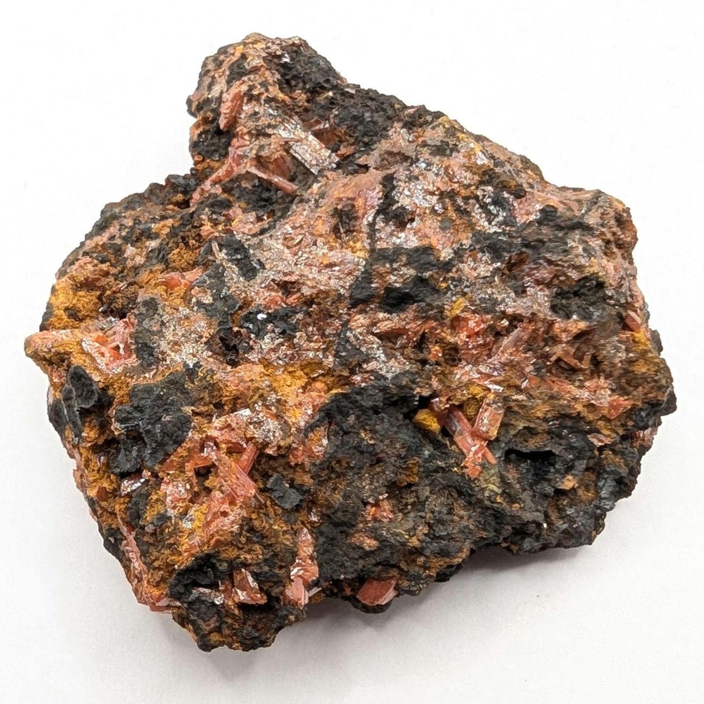 88g Crocoite Specimen from Australia - Orange Crocoite Mineral Specimen - Raw Crocoite Crystal - Rare Minerals - Tasmania, Australia