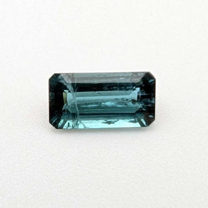 0.80 ct Indicolite Tourmaline - Octagon Faceted Blue Tourmaline - Step Cut Bicolor Tourmaline - Loose Tourmaline Gemstone - Afghanistan