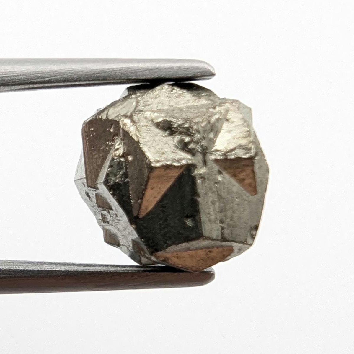 1.32 g Pyrite from Santander, Colombia - Iron Cross Twin of Pyrite - Thumbnail Pyrite Mineral Specimen - Pyritohedron Crystal