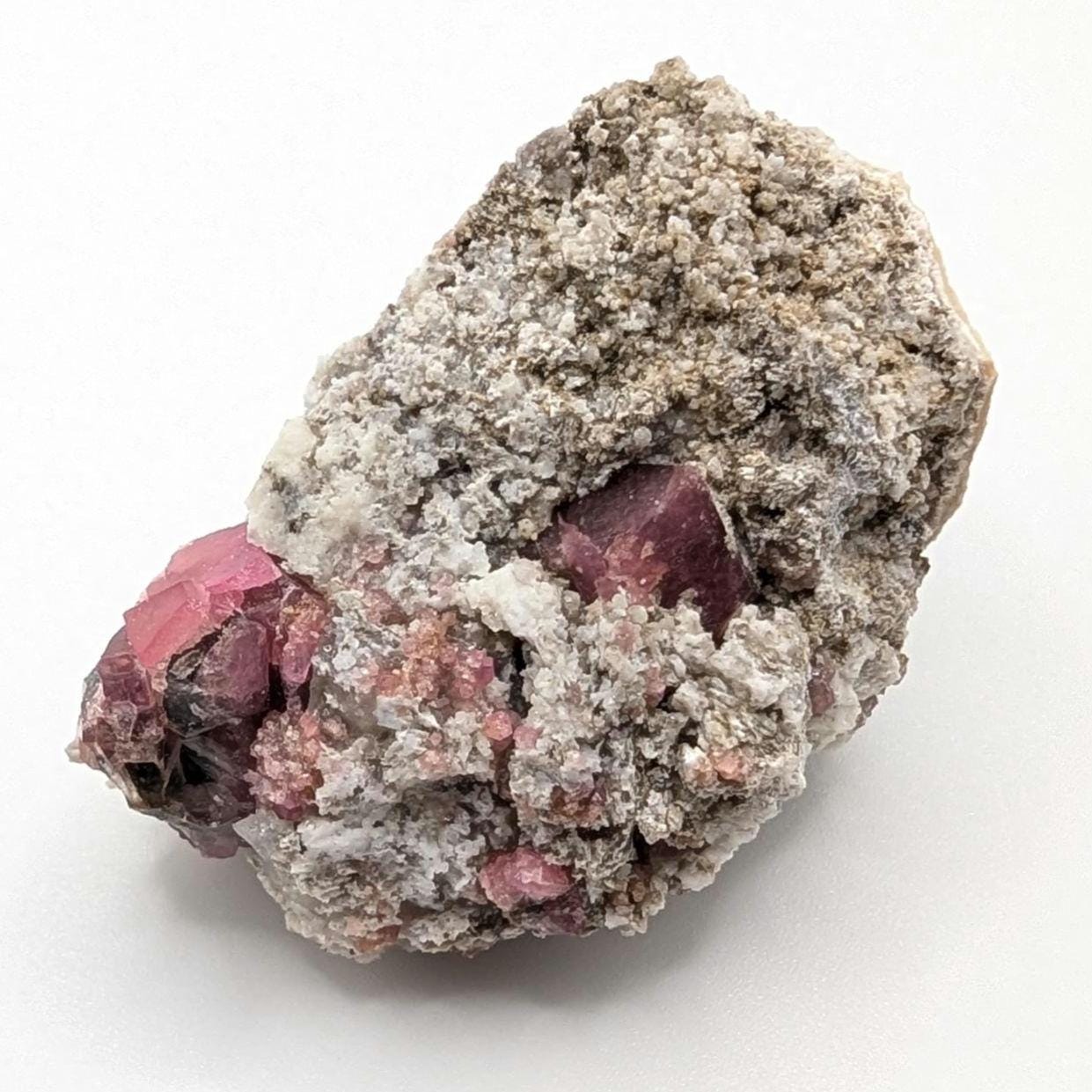 47g Raspberry Garnet from Sierra de Cruces, Mexico - Pink Grossular Garnet Mineral Specimen - Raw Garnet Crystal Cluster