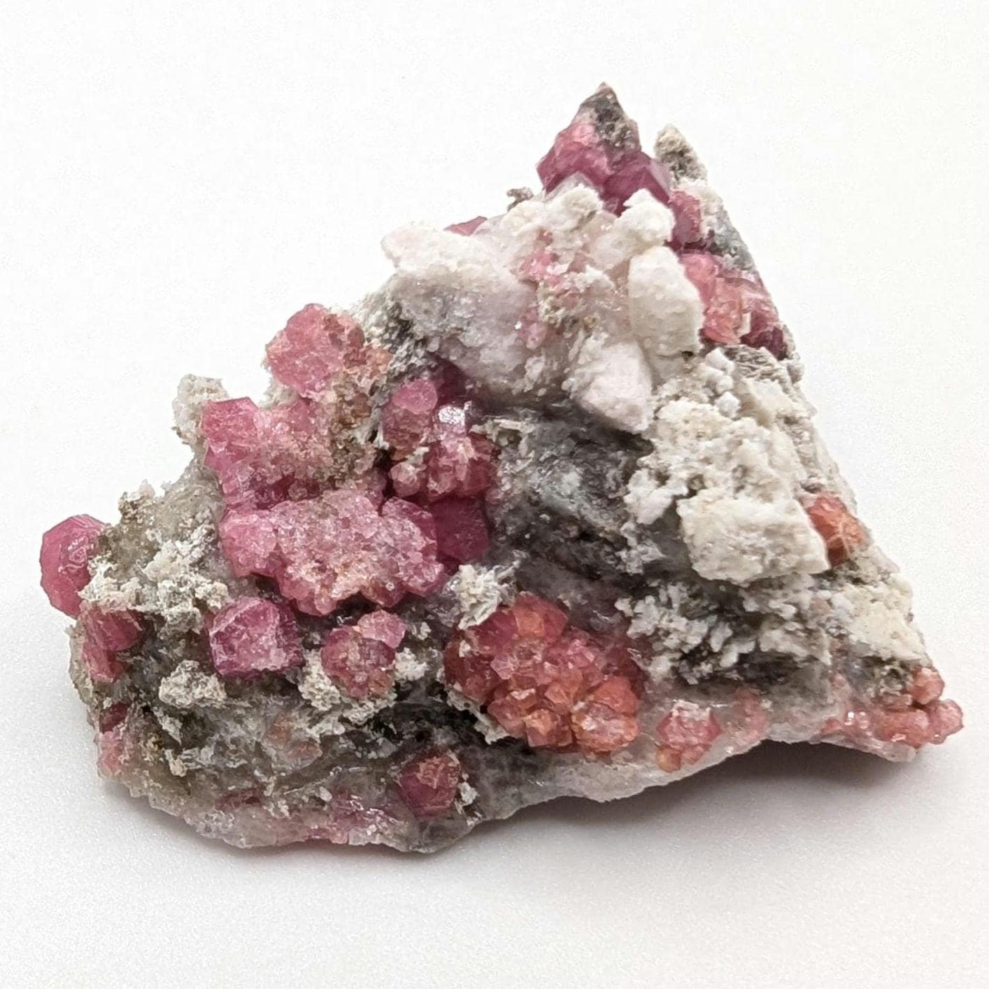 49g Raspberry Garnet from Sierra de Cruces, Mexico - Pink Grossular Garnet Mineral Specimen - Raw Garnet Crystal Cluster
