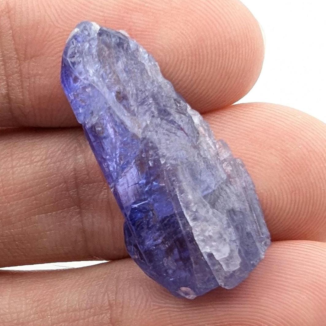 20.77ct Tanzanite Gemstone - Tanzanite Crystal Specimen from Merelani Hills, Tanzania - Heated Tanzanite Stone - Natural Rough Tanzanite