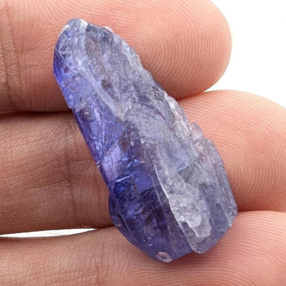 20.77ct Tanzanite Gemstone - Tanzanite Crystal Specimen from Merelani Hills, Tanzania - Heated Tanzanite Stone - Natural Rough Tanzanite