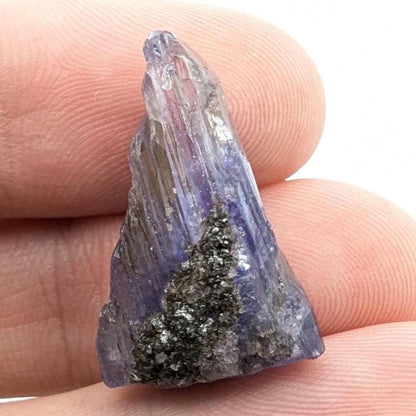 19.28ct Tanzanite Gemstone - Tanzanite Crystal Specimen from Merelani Hills, Tanzania - Heated Tanzanite Stone - Natural Rough Tanzanite