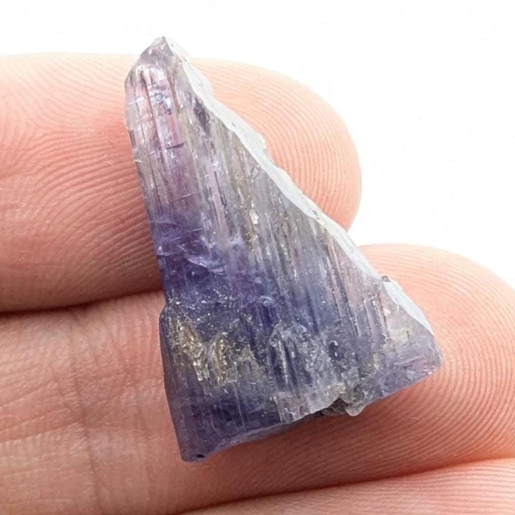 19.28ct Tanzanite Gemstone - Tanzanite Crystal Specimen from Merelani Hills, Tanzania - Heated Tanzanite Stone - Natural Rough Tanzanite