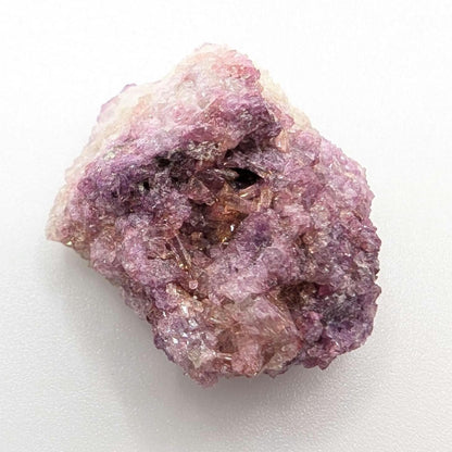 6 g Purple Vesuvianite Crystal - Thumbnail Specimen - Jeffrey Mine, Quebec, Canada