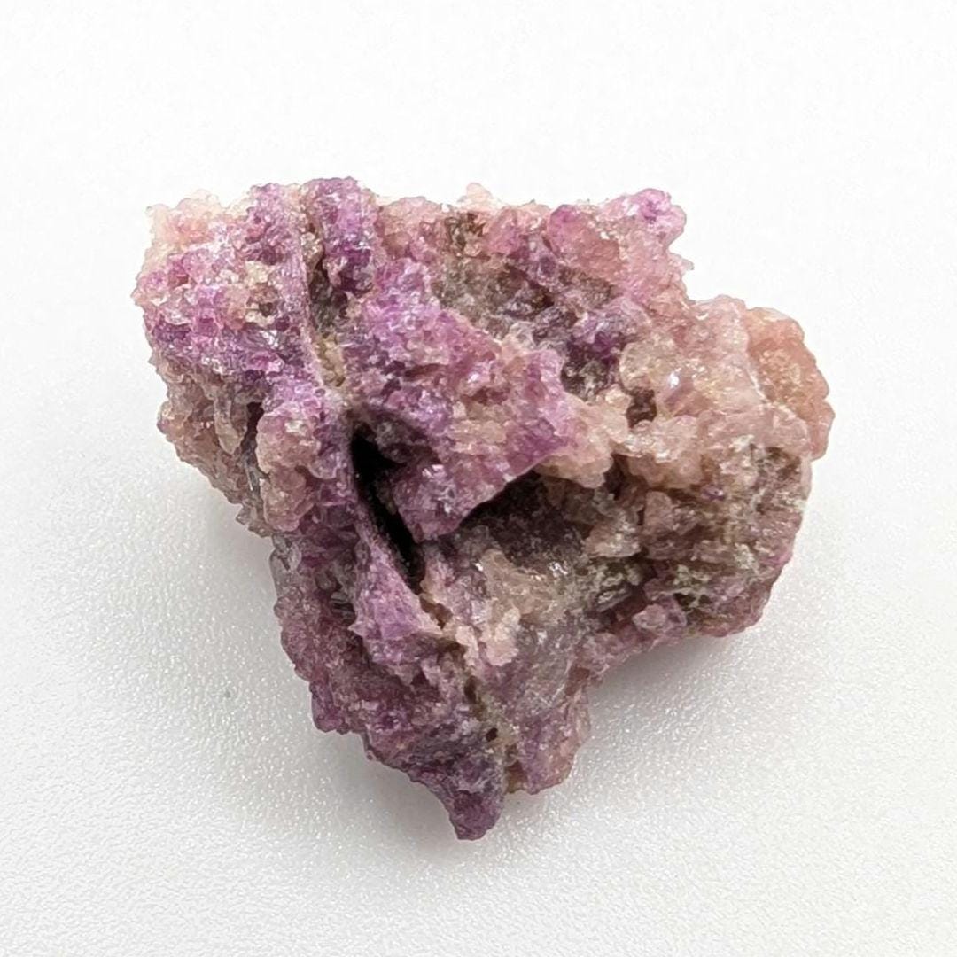4 g Purple Vesuvianite Crystal - Thumbnail Specimen - Jeffrey Mine, Quebec, Canada