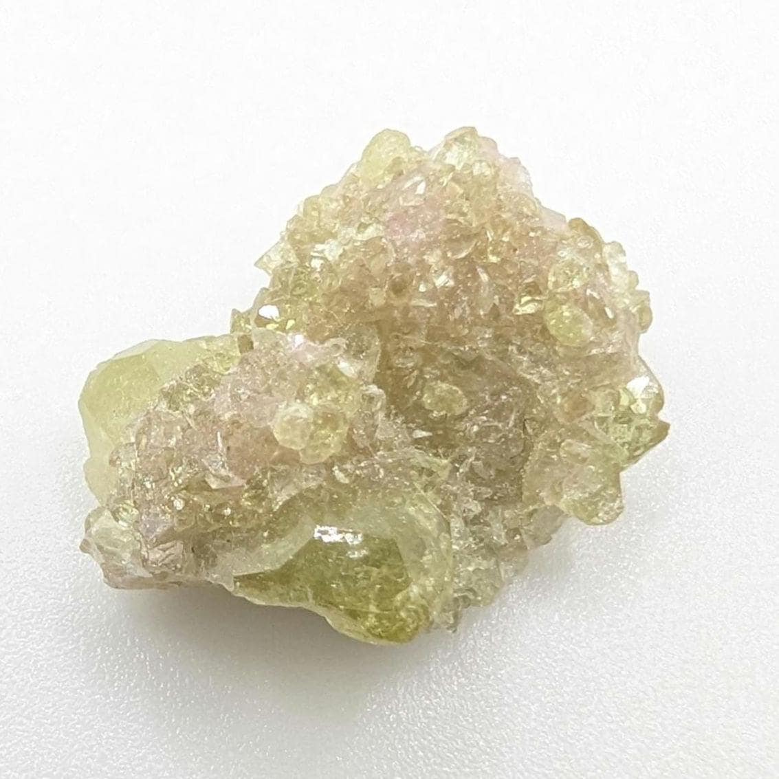 2.98 g Green Vesuvianite Crystal - Thumbnail Specimen - Jeffrey Mine, Quebec, Canada