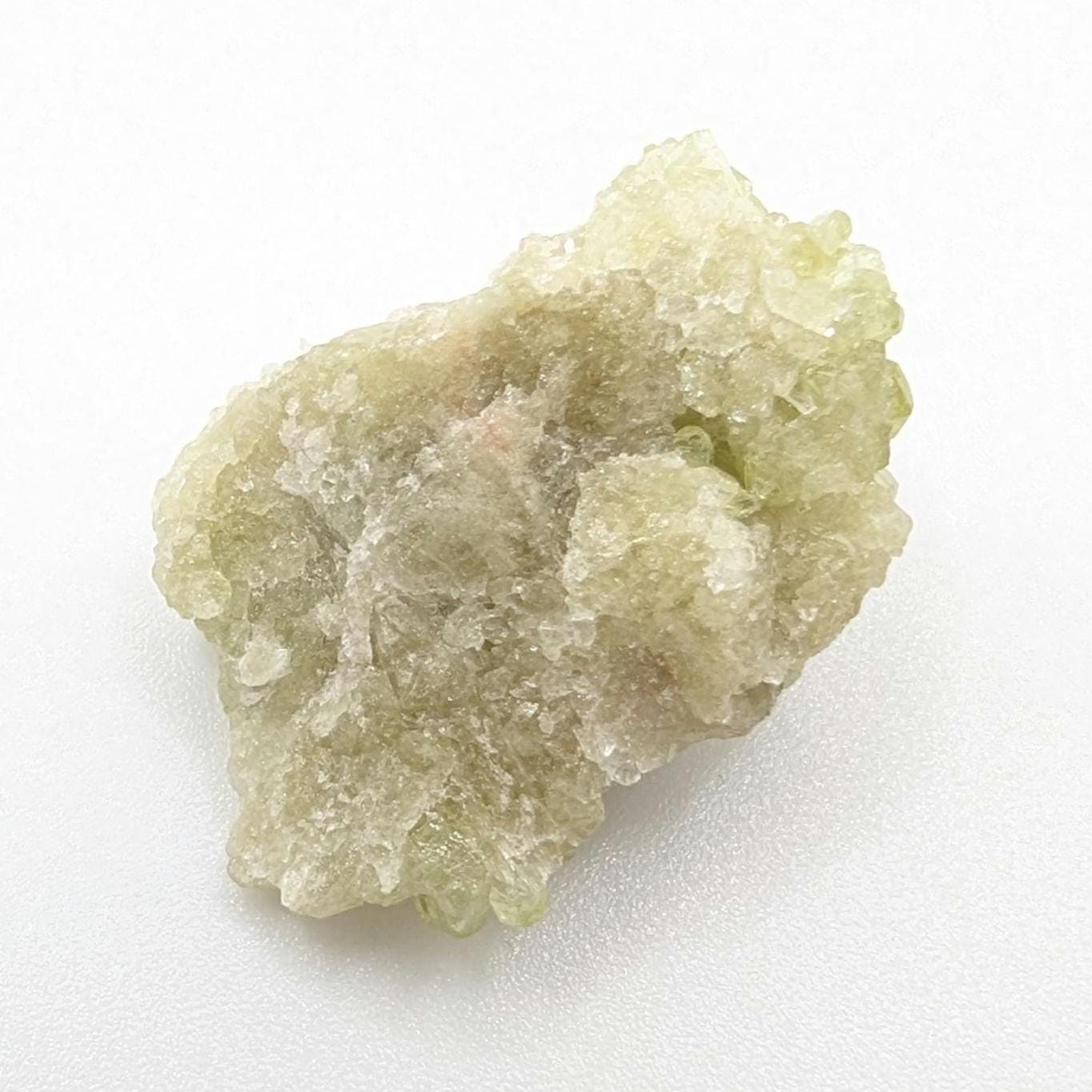 6 g Green Vesuvianite Crystal - Thumbnail Specimen - Jeffrey Mine, Quebec, Canada