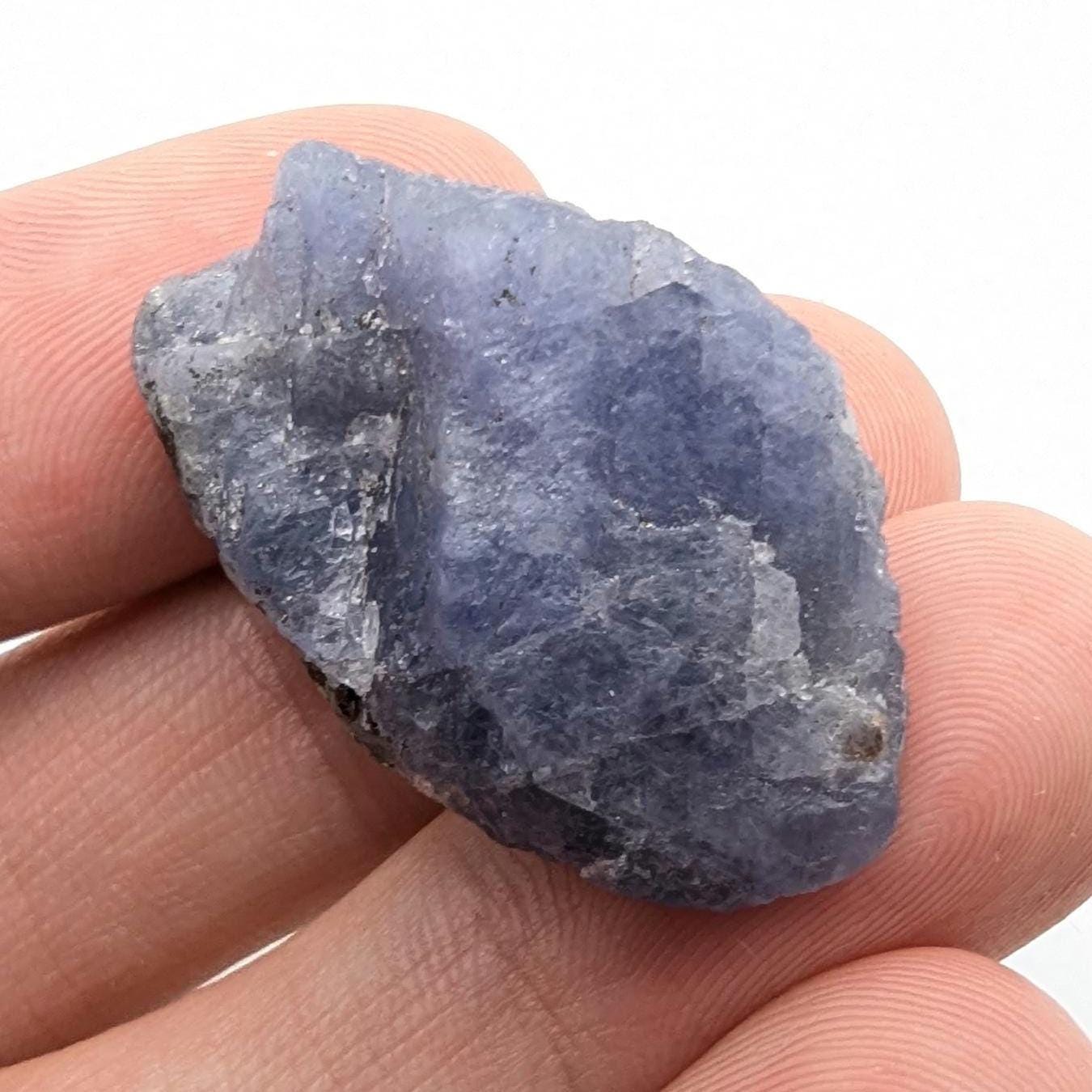 13.23 g Tanzanite Crystal - Tanzanite Rough Gemstone from Merelani Hills, Tanzania - Heated Tanzanite Stone - Natural Raw Tanzanite