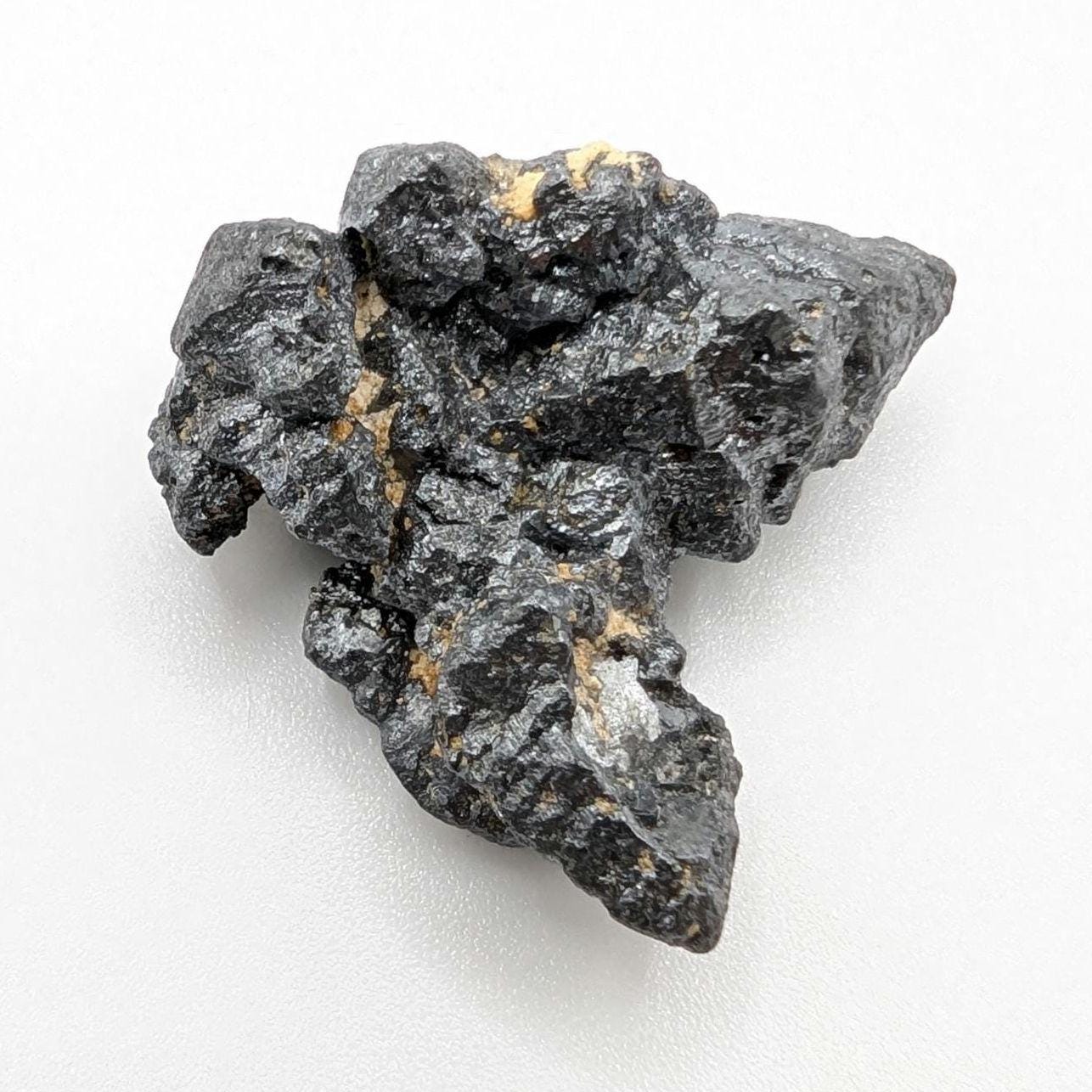 14g Rare Acanthite Silver Ore Crystals - Bou Azzer, Morocco - Raw Silver Sulfide Minerals - Silver Minerals Specimen - Rough Silver Crystals