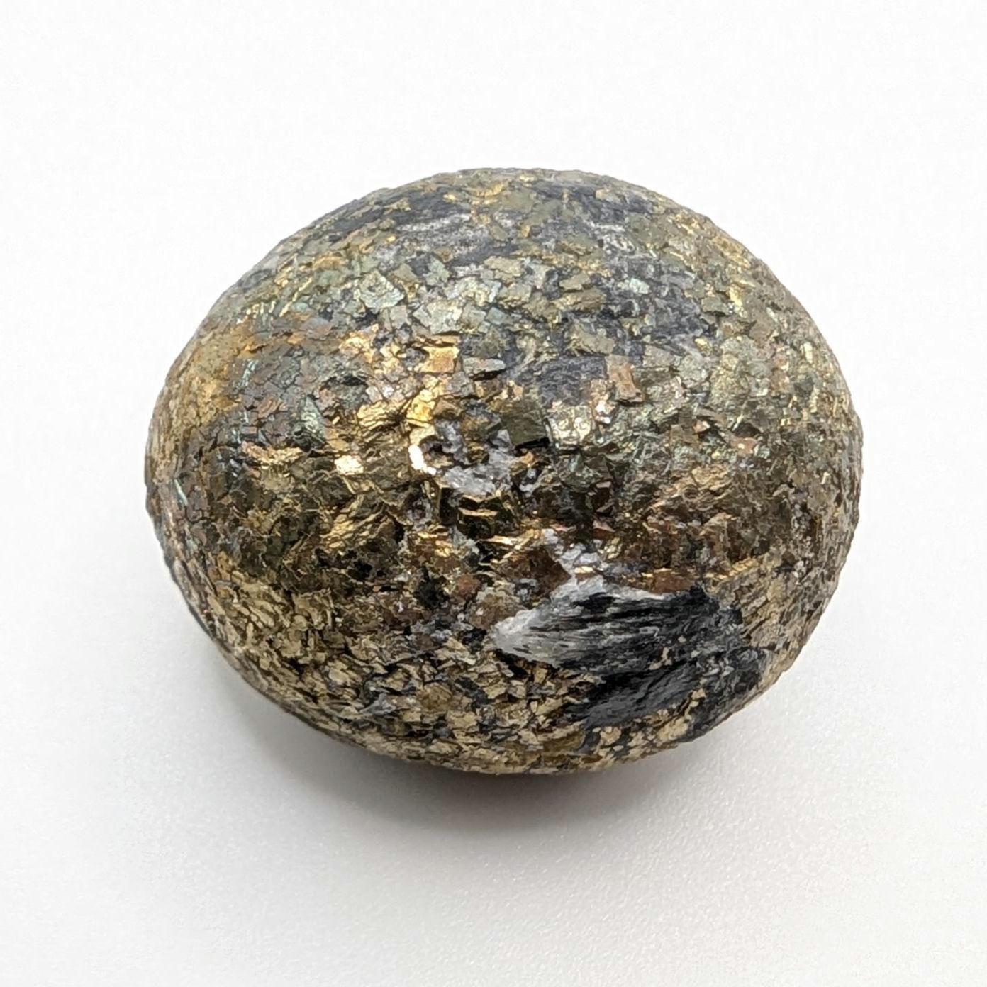 34g Pyrite Nodule Concretion - Dunham, Quebec, Canada - Natural Pyrite Mineral Specimen - Thumbnail Specimens