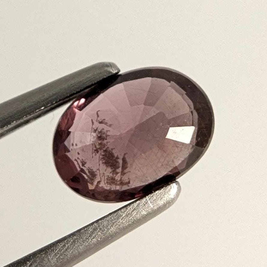 0.93ct Color Shift Garnet - Pink to Brown Color Shift Garnet from Sri Lanka - Untreated Oval Faceted Garnet Gemstone