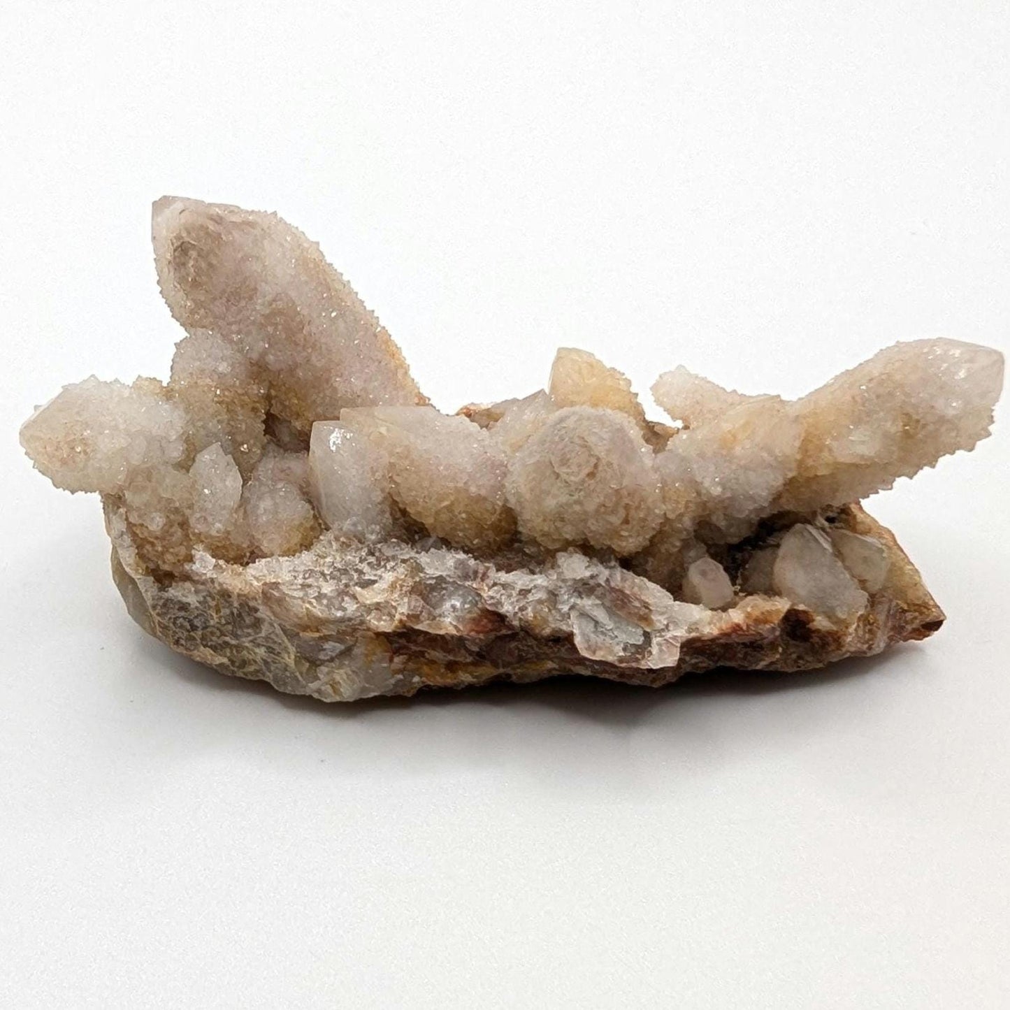113g Spirit Quartz Cluster - Mpumalanga, South Africa - Natural Cactus Quartz Specimen - Spirit Quartz Crystals