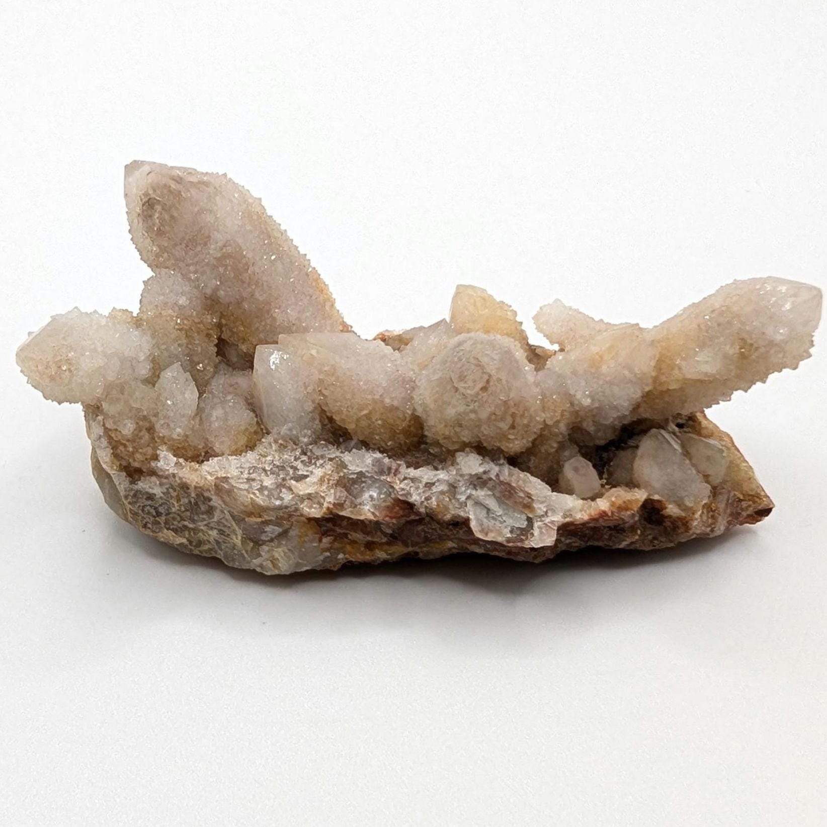 113g Spirit Quartz Cluster - Mpumalanga, South Africa - Natural Cactus Quartz Specimen - Spirit Quartz Crystals