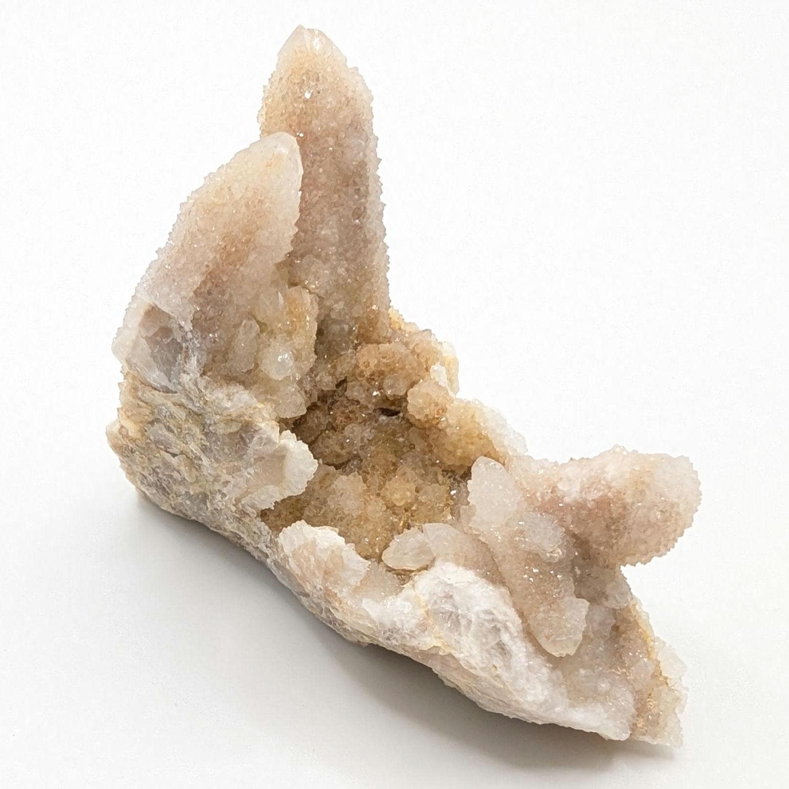 91g Spirit Quartz Cluster - Mpumalanga, South Africa - Natural Cactus Quartz Specimen - Spirit Quartz Crystals
