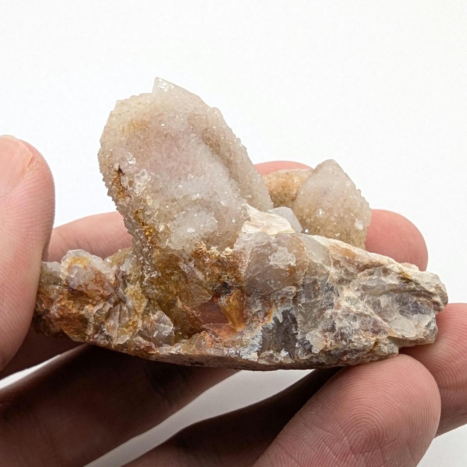 67g Spirit Quartz Cluster - Mpumalanga, South Africa - Natural Cactus Quartz Specimen - Spirit Quartz Crystals