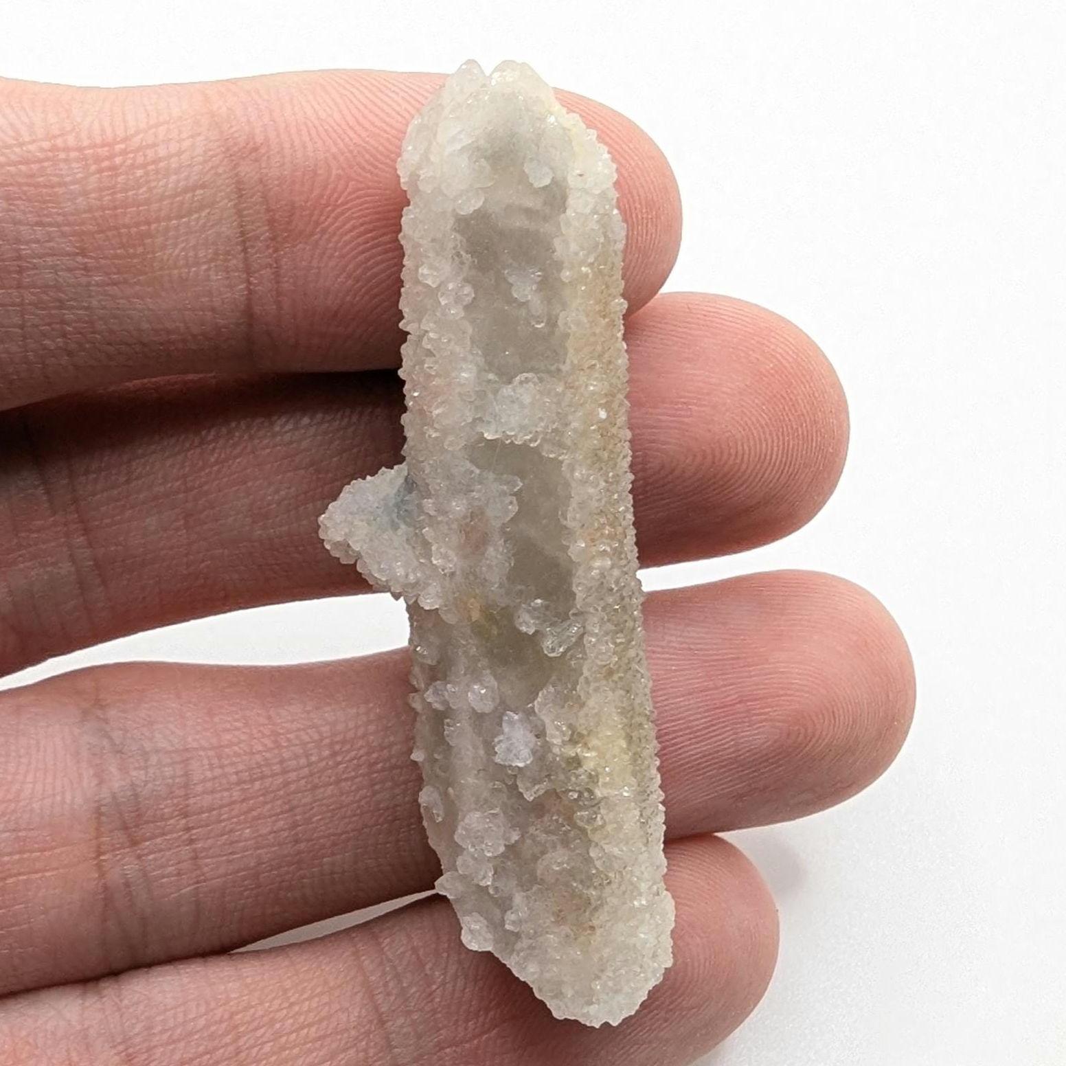 11g Spirit Quartz Point - Mpumalanga, South Africa - Natural Druzy Cactus Quartz Specimen - Spirit Quartz Crystals