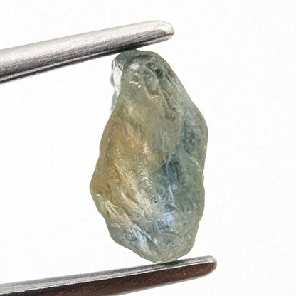 1.91ct Bicolor Sapphire Gem from Madagascar - Natural Blue Yellow Sapphire Gemstone - Loose Gemstone Specimens - Facet Rough Sapphire