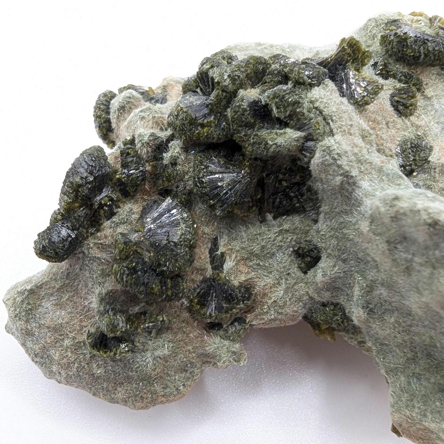 36g Epidote Crystal Cluster - Imilchil, Morocco - Sparkling Green Epidote - Raw Mineral Specimen - Natural Epidote Specimen