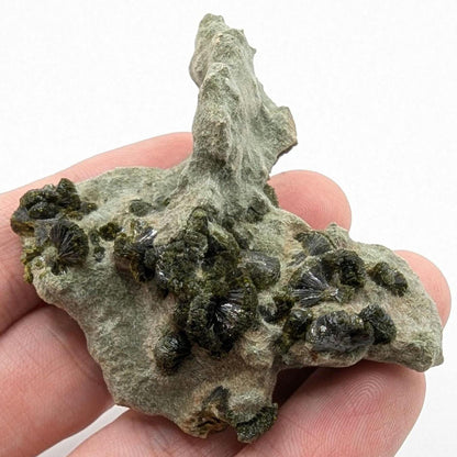 36g Epidote Crystal Cluster - Imilchil, Morocco - Sparkling Green Epidote - Raw Mineral Specimen - Natural Epidote Specimen