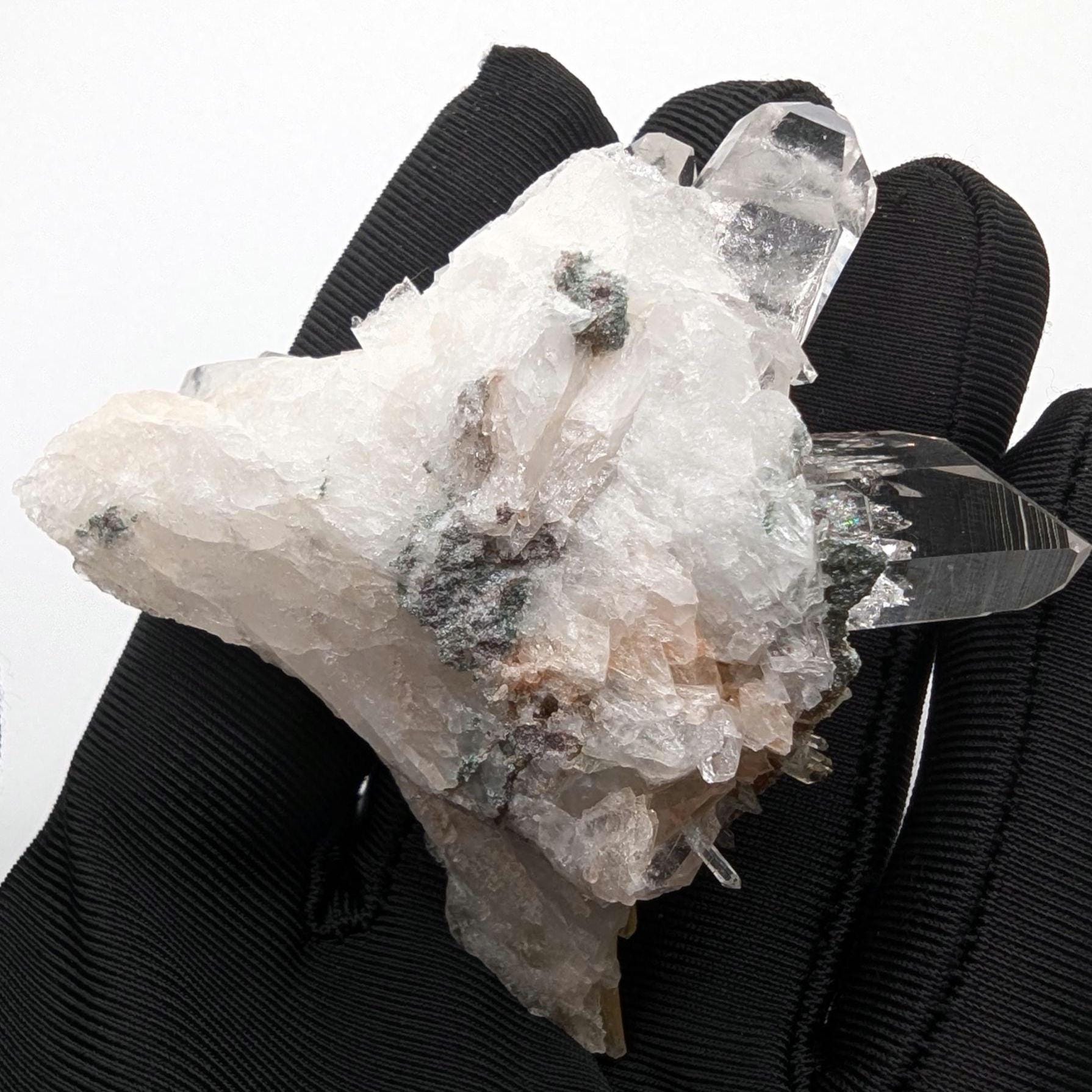 66g Clear Quartz Crystal - Natural Quartz Cluster with High Clarity - La Belleza, Colombia - Raw Clear Quartz Mineral Specimen