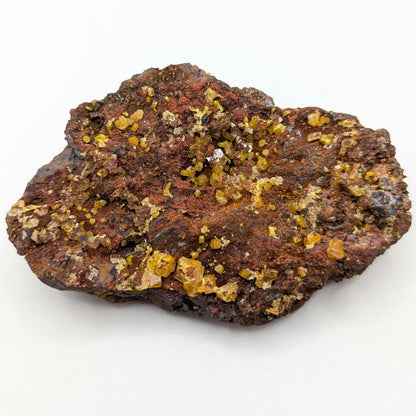 234g Mimetite Crystals on Matrix - Rare Mineral Specimens - Yellow Mimetite Crystal Specimen - Yanga Koubanza, Republic of Congo