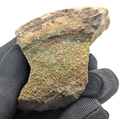 111g Iridescent Rainbow Pyrite on Sedimentary Concretion Matrix - Natural Rainbow Pyrite Crystal - Volga River, Ulyanovsk, Russia